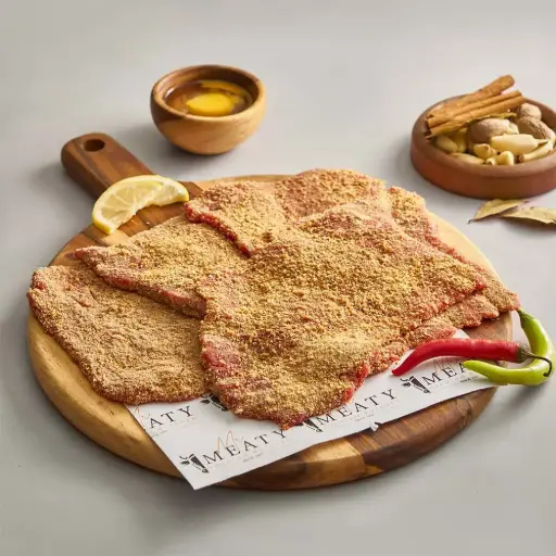 Beef Breaded Escalope - اسكالوب كندوز بالبقسماط (500g)